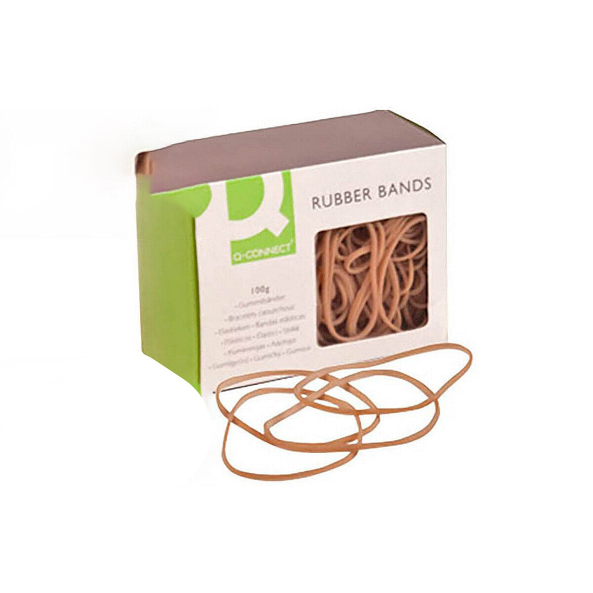 Elastic bands Q-Connect n°9 Elastics 90 x 2 mm 90 x 2 mm