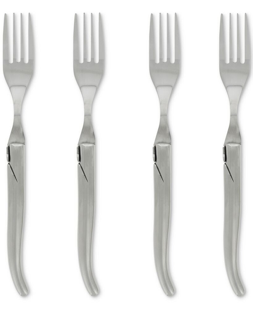 French Home laguiole Connoisseur Stainless Steel Steak Forks, Set of 4