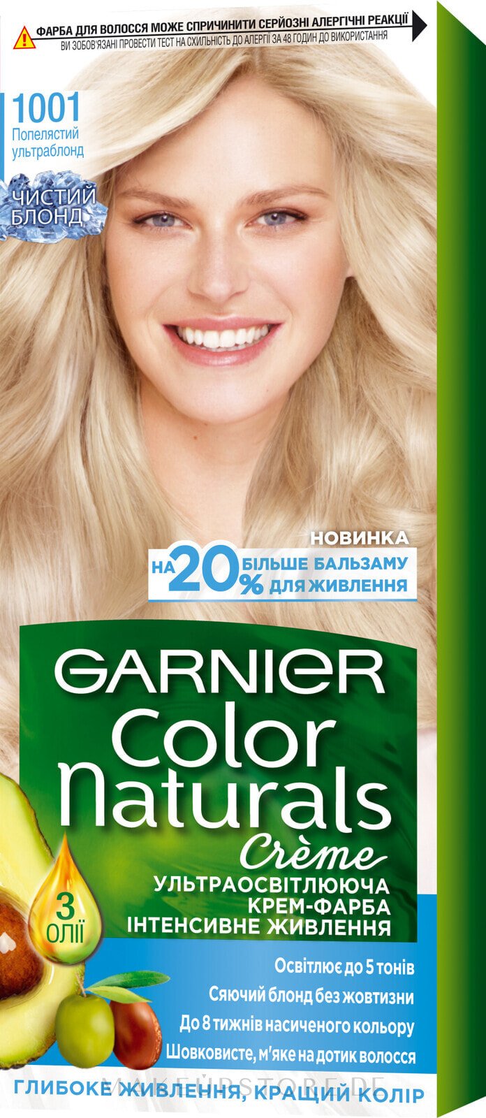 Garnier Color Naturals - Langanhaltende Creme-Haarfarbe mit drei Ölen