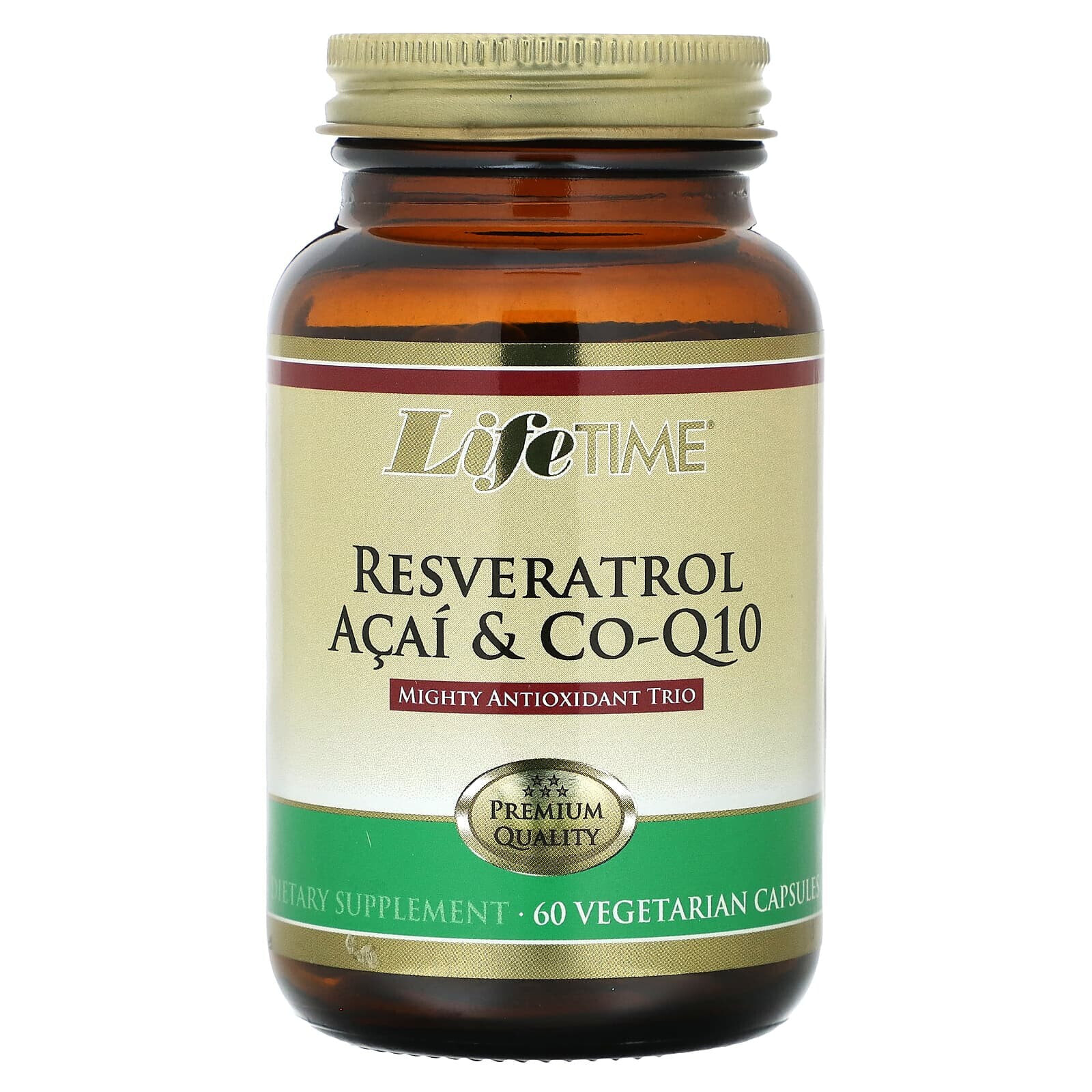 Resveratrol Acai & Co-Q10, 60 Vegetarian Capsules