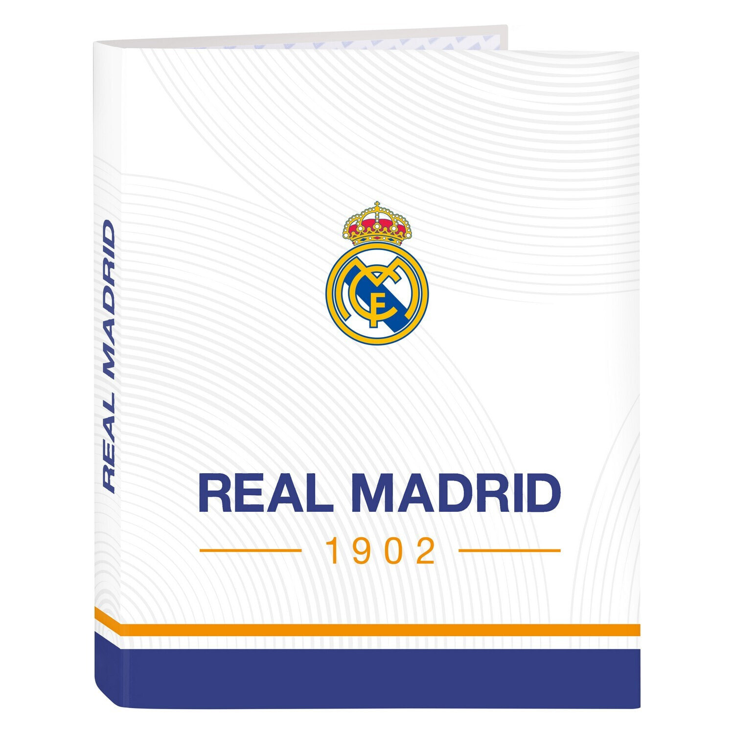 Ring binder Real Madrid C.F. Blue White A4 26.5 x 33 x 4 cm