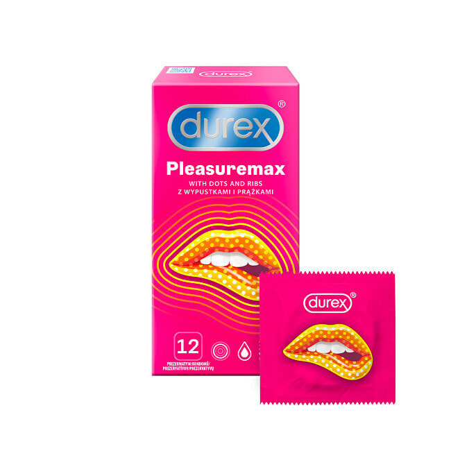 Durex Pleasuremax 12 шт Ребристый с точками 5038483193051