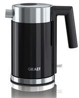 Graef WK402 - 1 L - Black - Stainless steel - Plastic - Stainless steel - Overheat protection - Cordless - Filtering