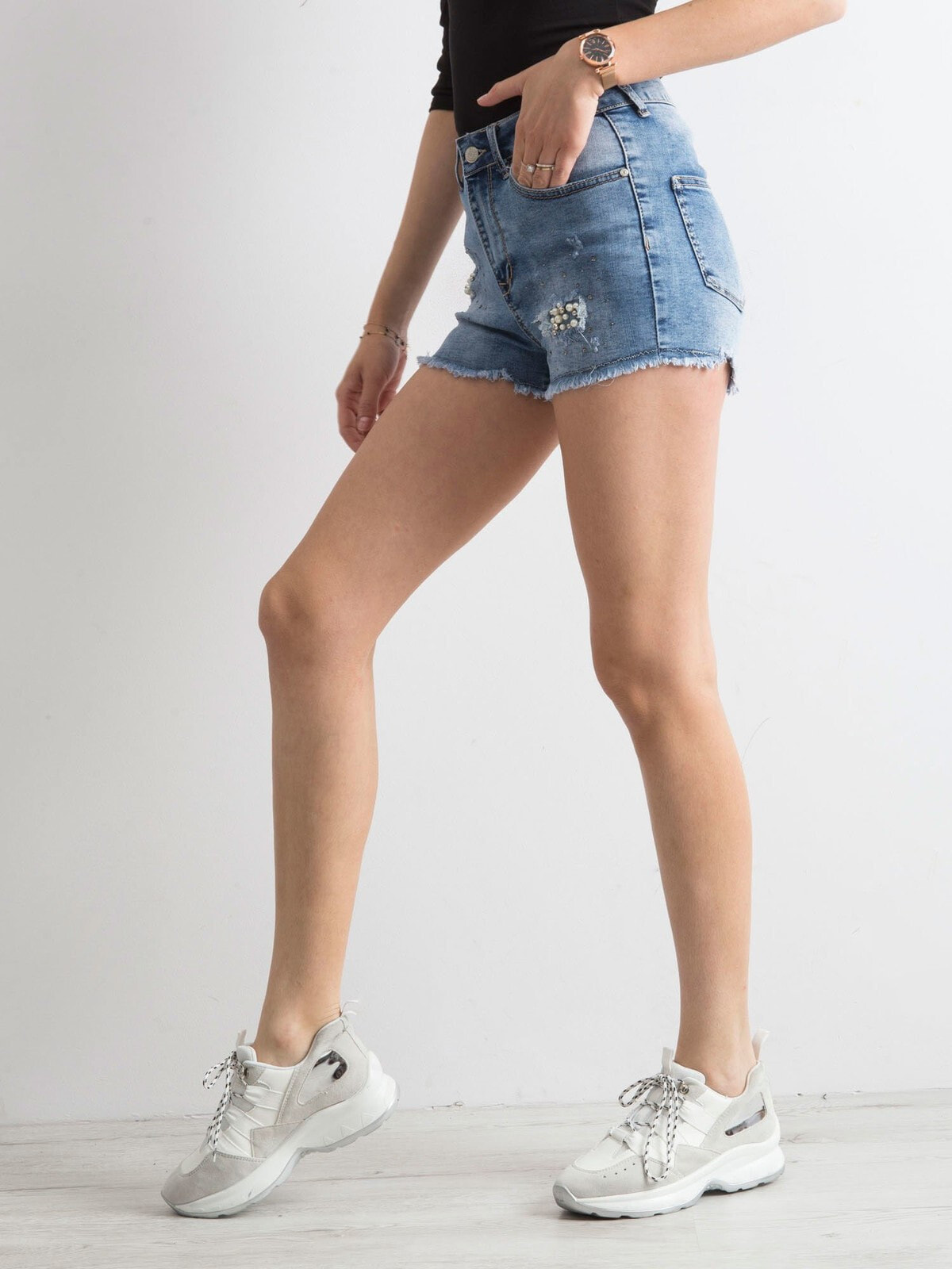 Женские джинсовые шорты с завышенной талией Factory Price