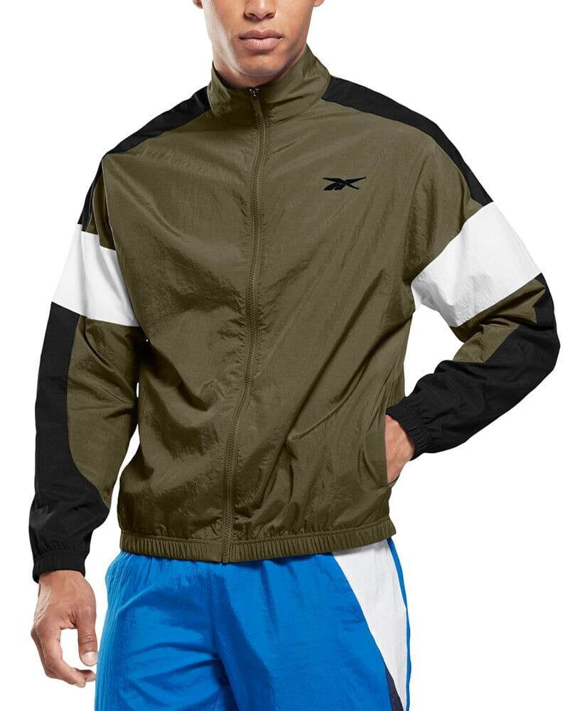 Reebok men's Training Relaxed-Fit Performance Track Jacket