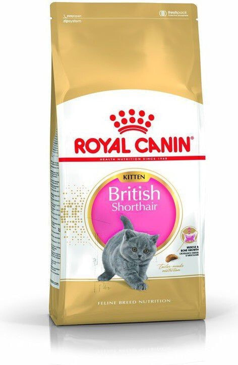 Royal Canin British Shorthair Kitten karma sucha dla kociąt, do 12 miesiąca, rasy brytyjski krótkowłosy 0.4kg