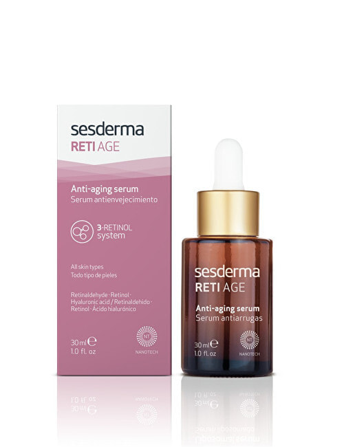 Sesderma Reti Age Anti-Aging Serum Активная антивозрастная сыворотка с ретинолом и гиалуроновой кислотой 30 мл