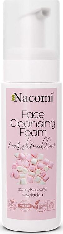 Влажная салфетка для лица Nacomi Oczyszczająca pianka do twarzy Marshmallow - 150 ml