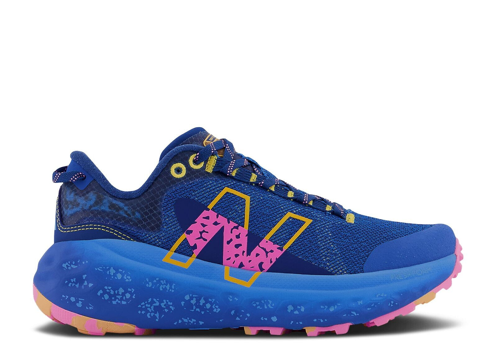 New Balance Wmns Fresh Foam X More Trail v2 Wide 'Blue Vibrant Pink'