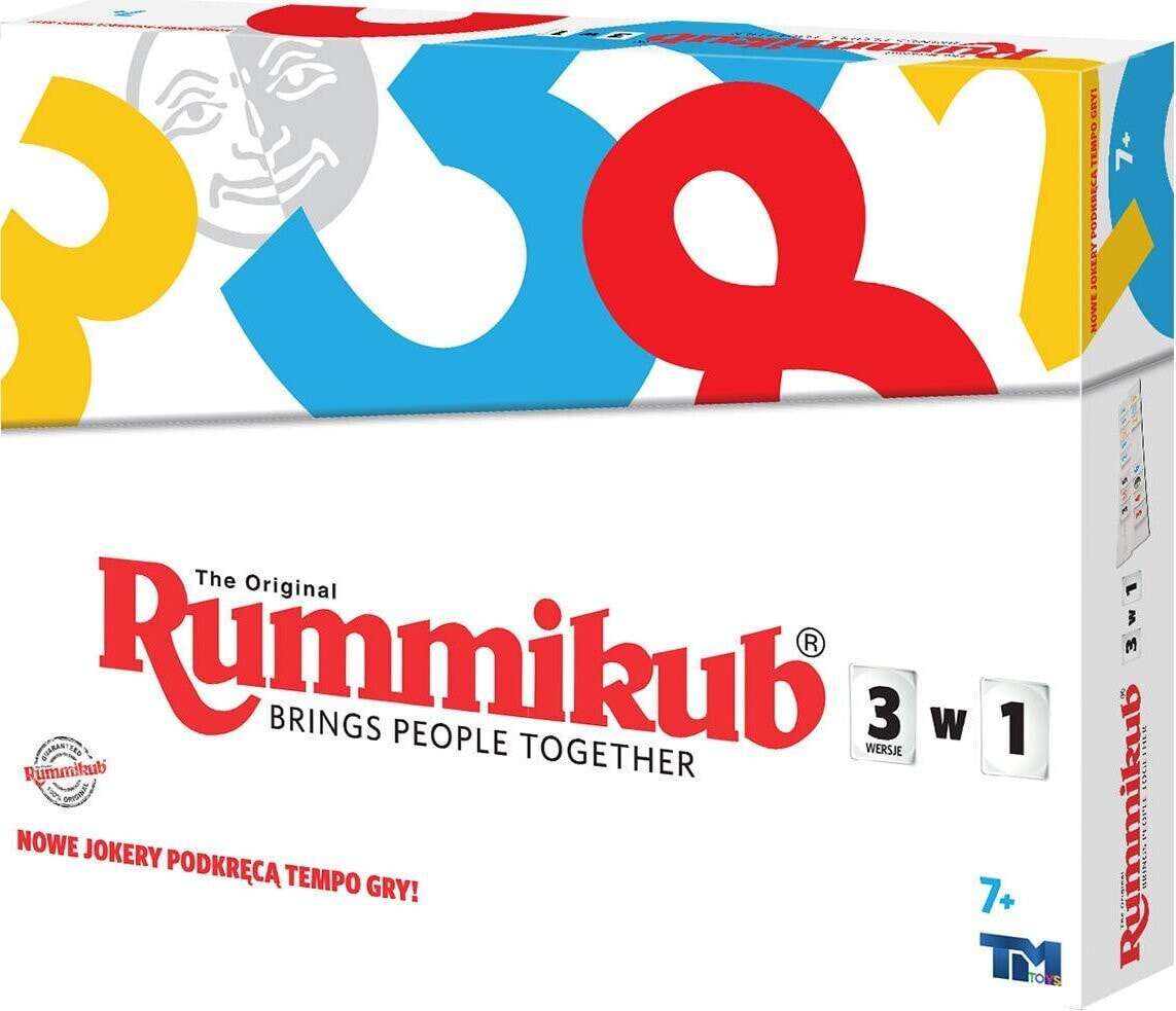 Tm Toys Rummikub: Gra 3 w 1