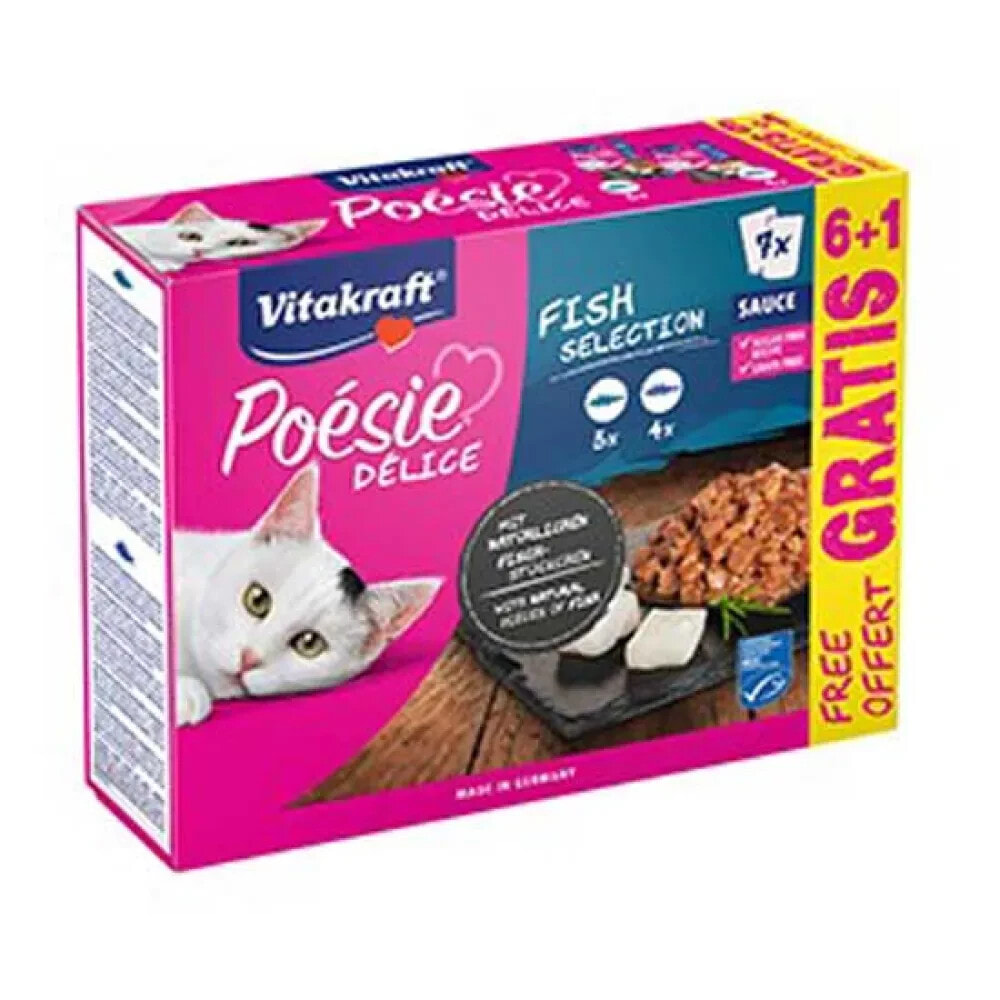 VITAKRAFT Poesie Delice Multipack cat fish food 7 units