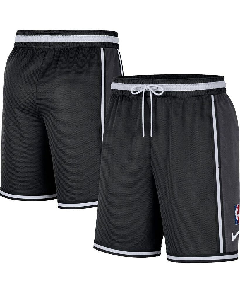 Men's Black Brooklyn Nets Pre-Game Performance Shorts