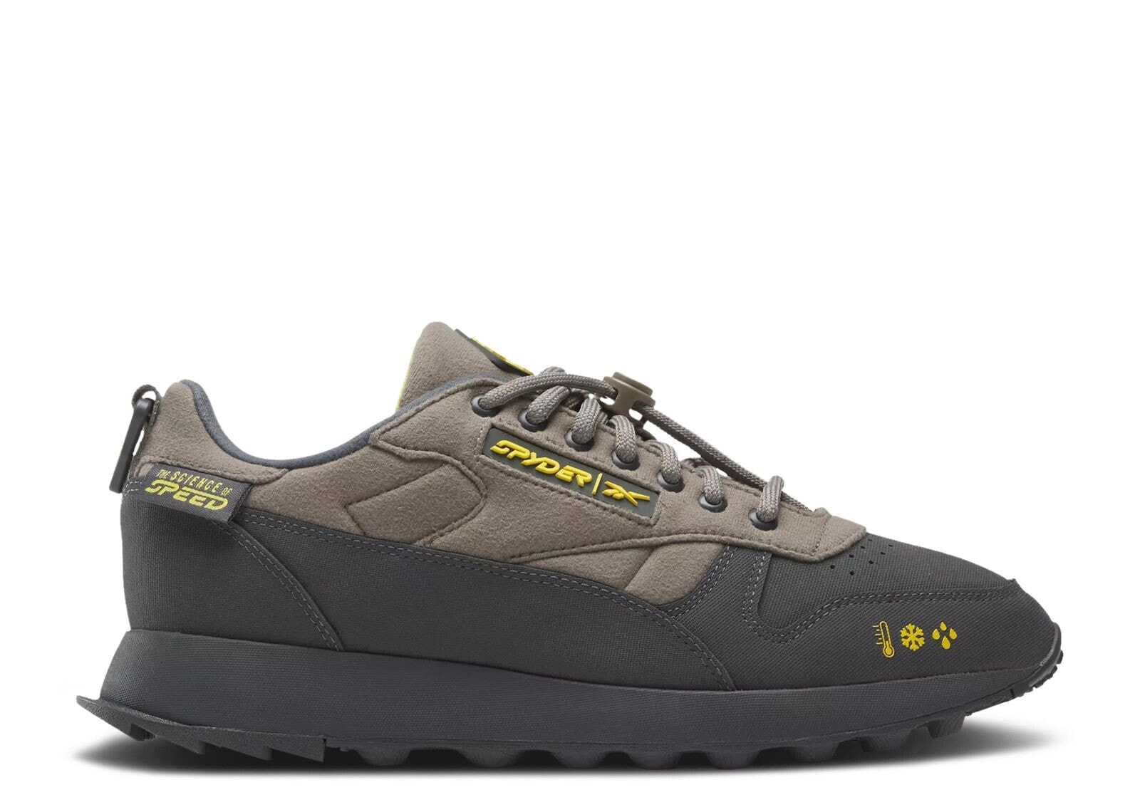 Spyder x Classic Leather Trail 'Cement Boldly Yellow'