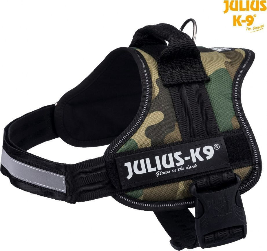Trixie Julius-K9® harness, 0 / M – L: 58–76 cm / 40 mm, camo
