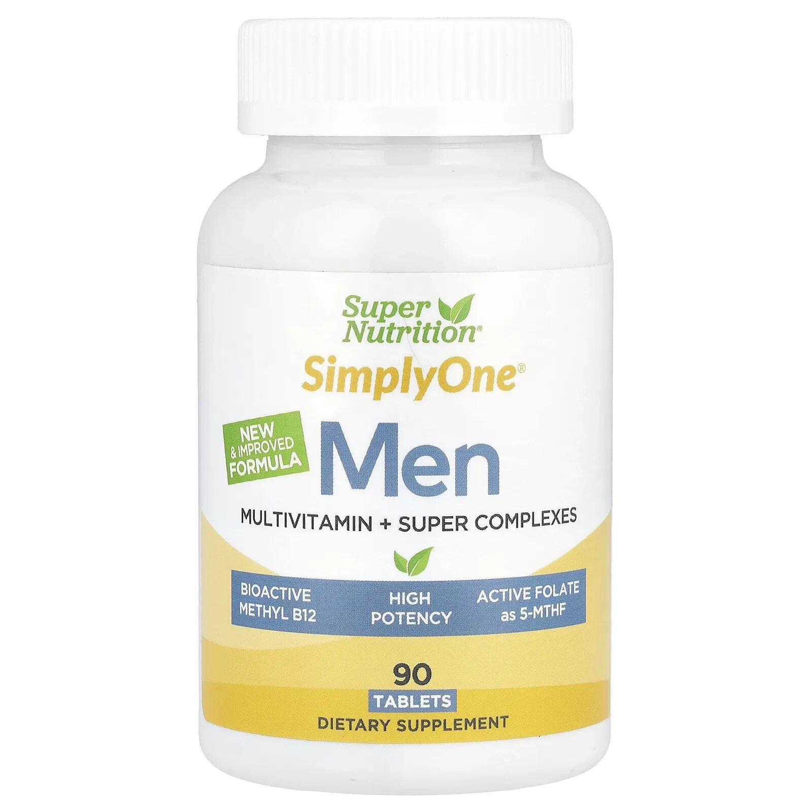 SimplyOne®, Men’s Multivitamin + Super Complexes, 90 Tablets