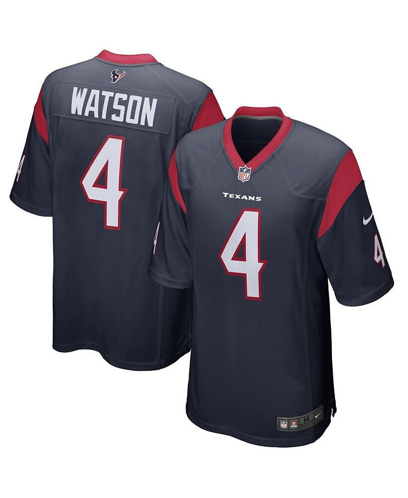 Nike men's Deshaun Watson Navy Houston Texans Game Jersey
