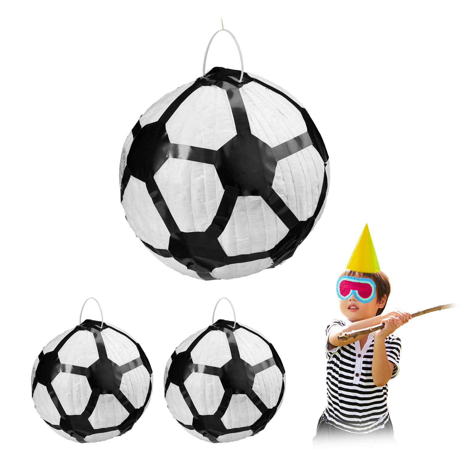 4 x Pinata Fußball