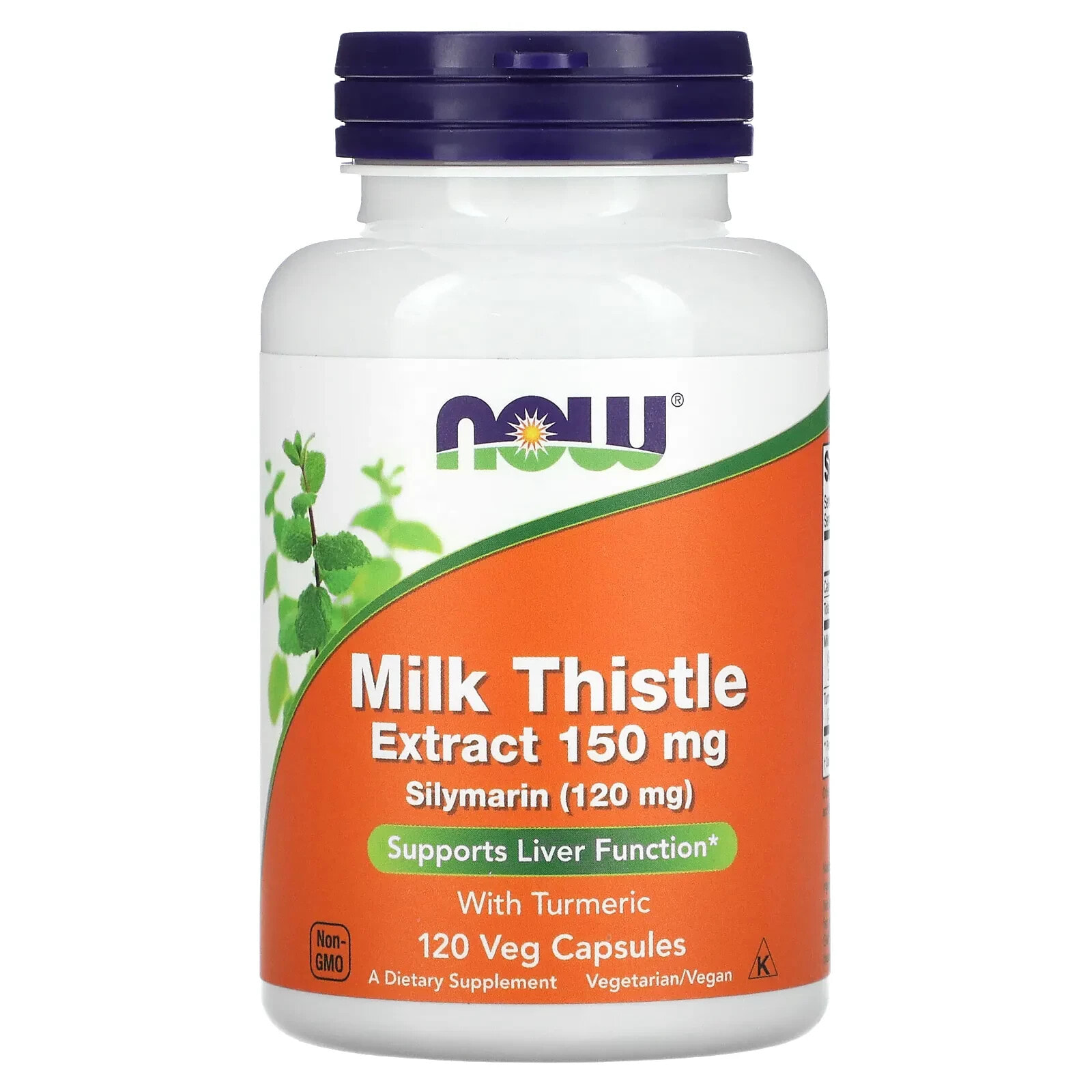 Milk Thistle Extract with Turmeric, 150 mg, 60 Veg Capsules