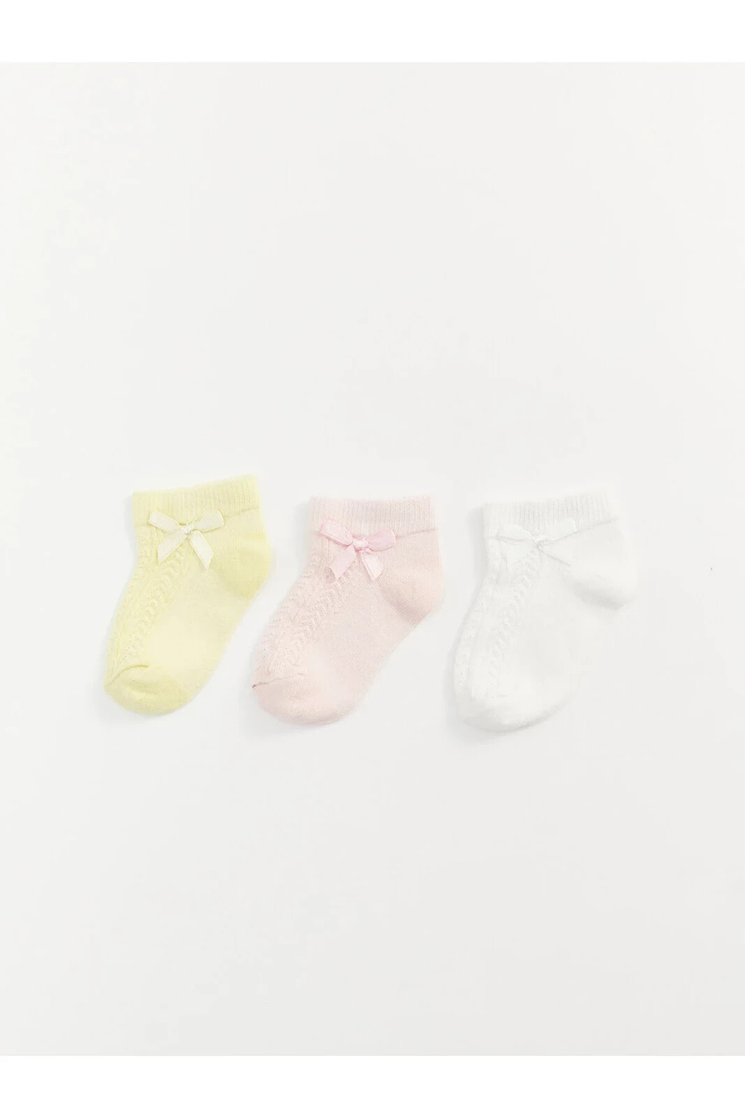 Basic Kız Bebek Soket Çorap 3'lü