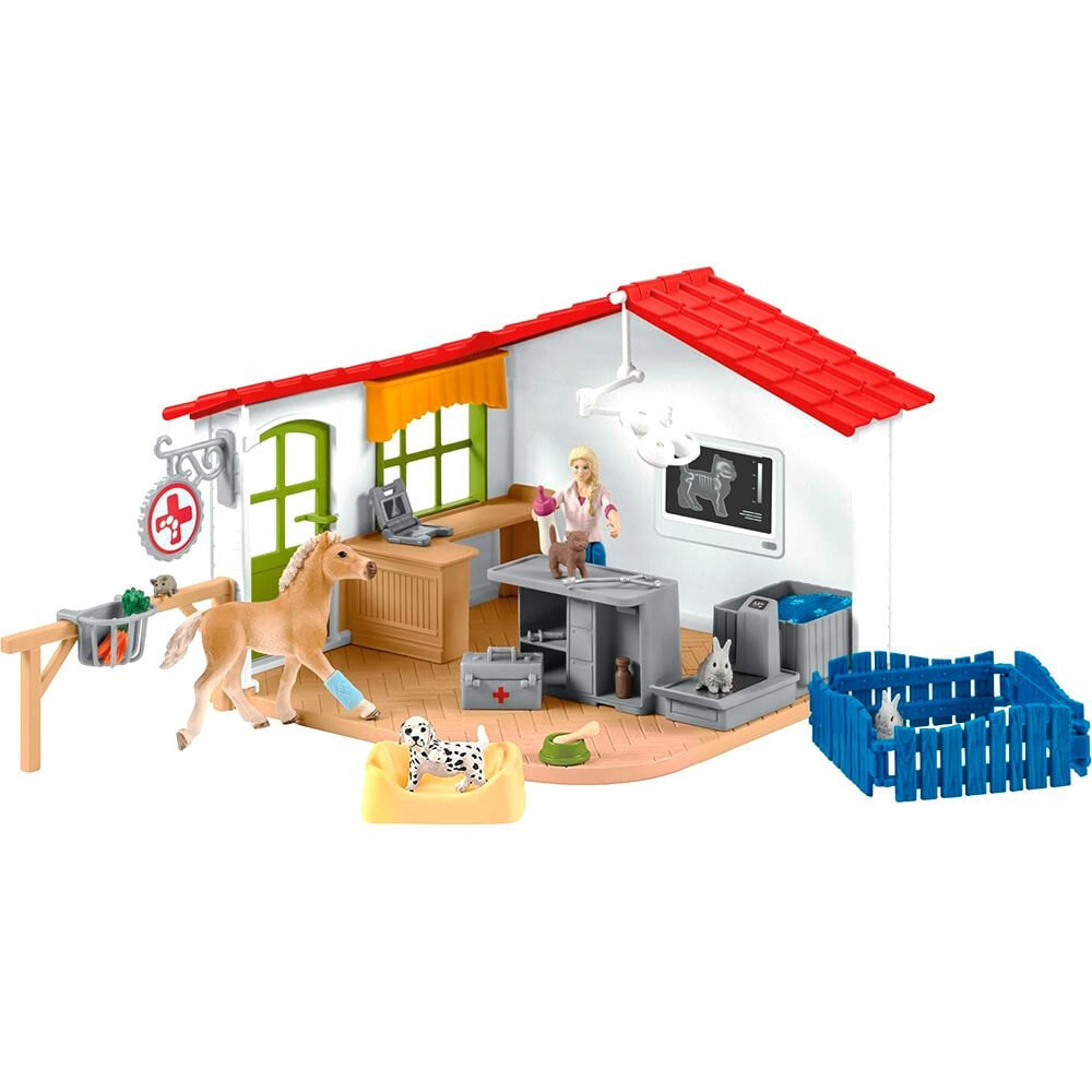 SCHLEICH Farm World Veterinarian Practice With Pets