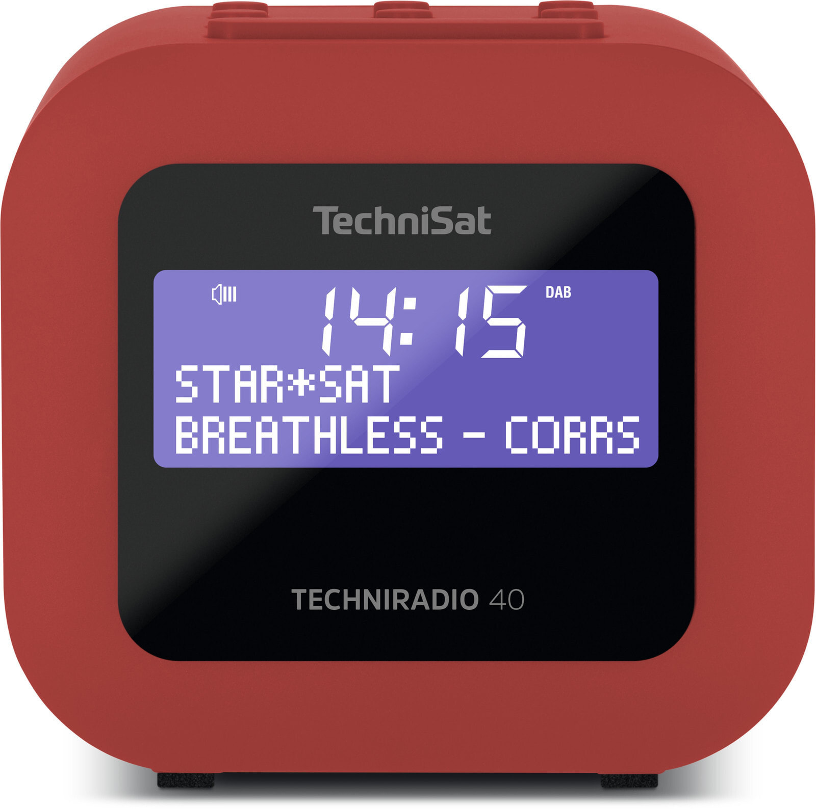 TechniSat TECHNIRADIO 40 Персональный Цифровой Красный 0002/2940