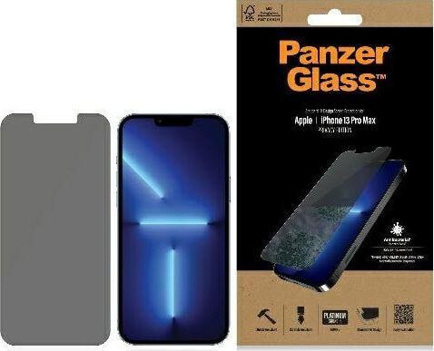 PanzerGlass Szkło Standard Super+ iPhone 13 Mini Privacy Antibacterial