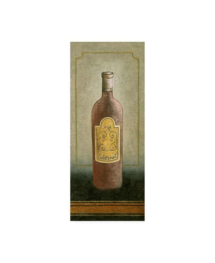 Trademark Global pablo Esteban A Bottle of Cabernet Wine Canvas Art - 27