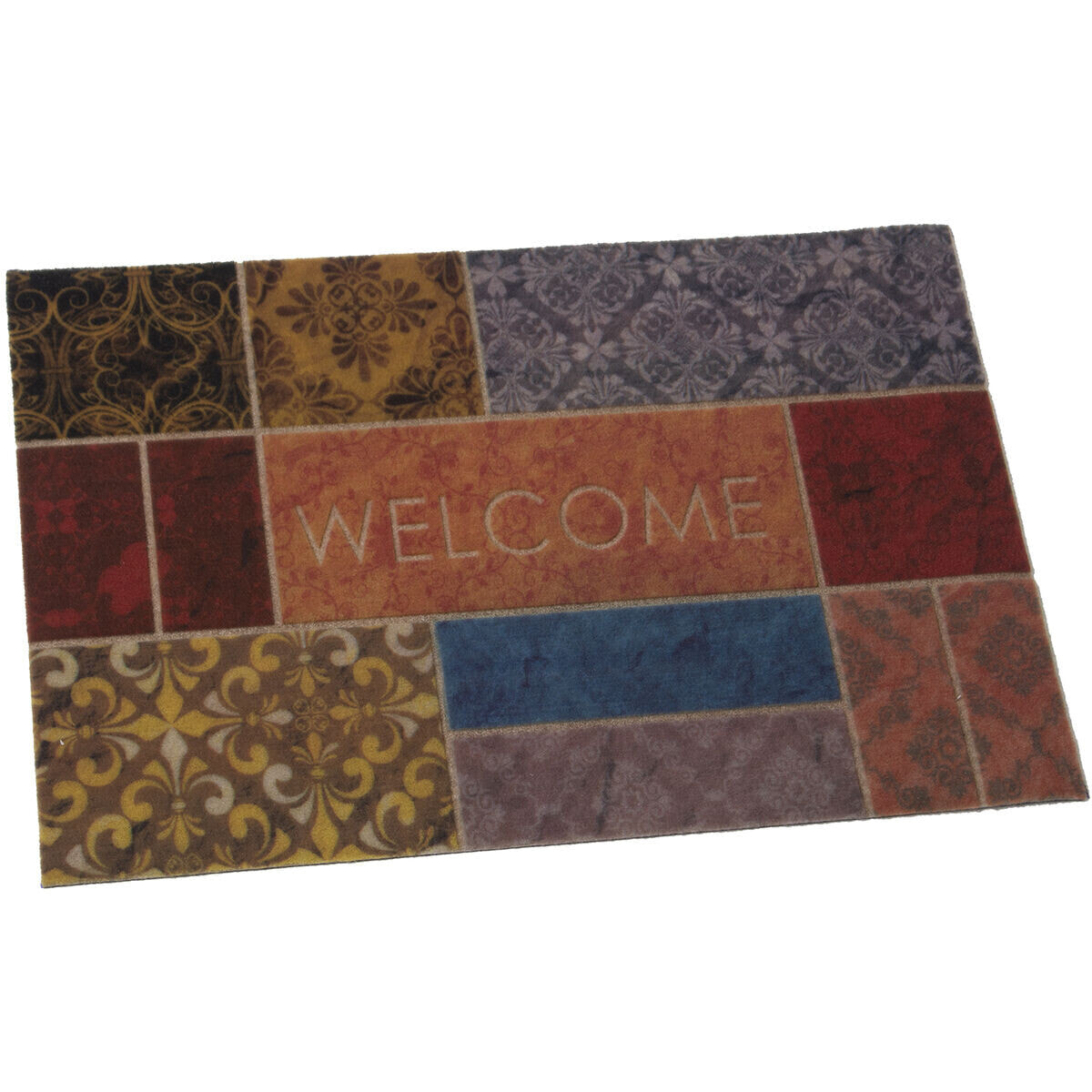 Doormat Alexandra House Living Welcome Multicolour 60 x 1 x 40 cm