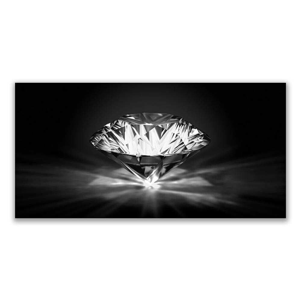 Glasbild Diamant Kunst