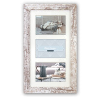 Zep Nelson 6 3Q - Wood - Brown - White - Multi picture frame - Wall - 10 x 15 cm - Rectangular