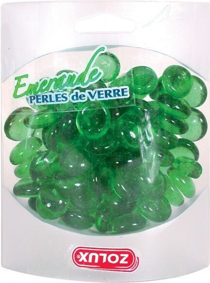Zolux Green glass beads
