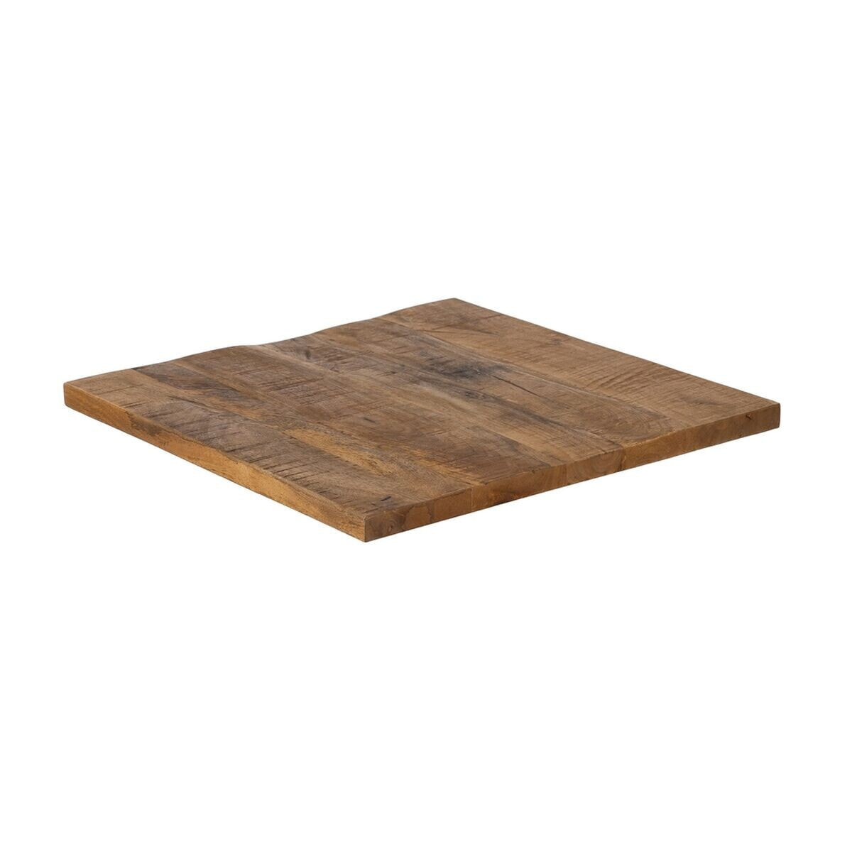 Table top Squared Beige Mango wood 60 x 60 x 3 cm