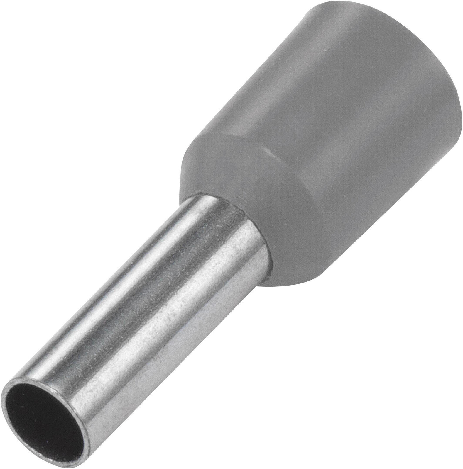 Conrad Electronic SE Conrad 1091282 - Wire end sleeve - Silver - Straight - Grey - Metallic - Copper - PVC