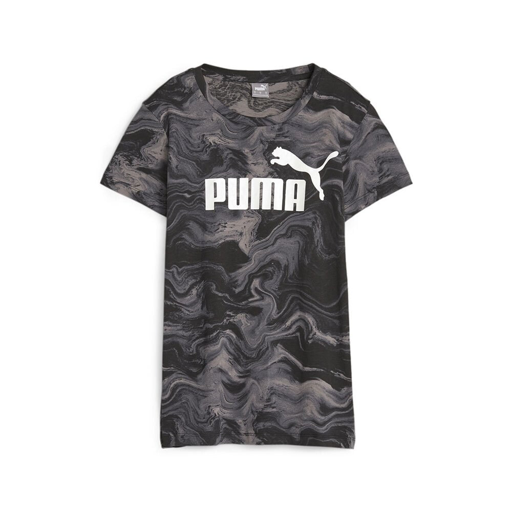 PUMA 677206 Ess+ Marbleized Short Sleeve T-Shirt