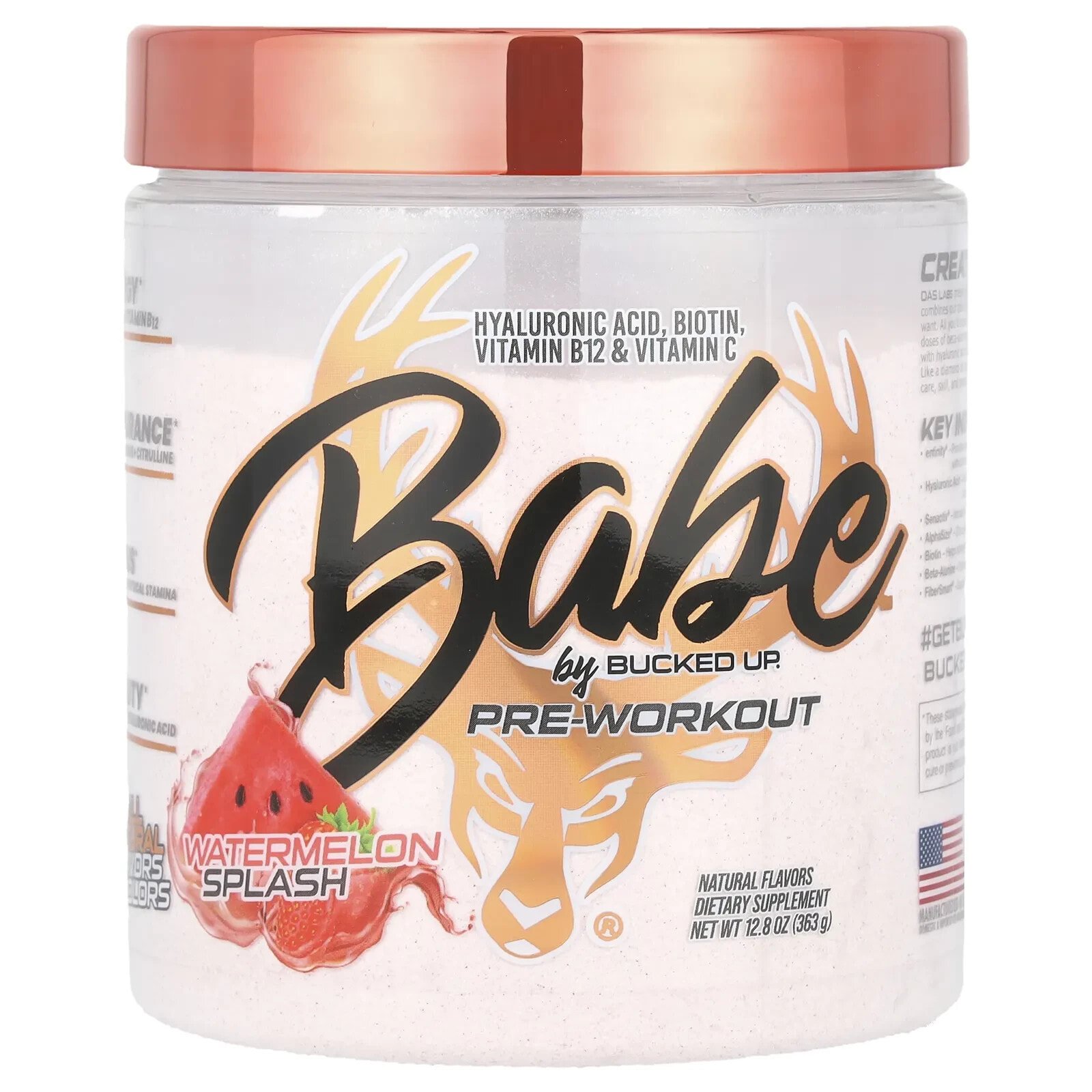 Babe, Pre-Workout, Watermelon Splash, 12.8 oz (363 g)