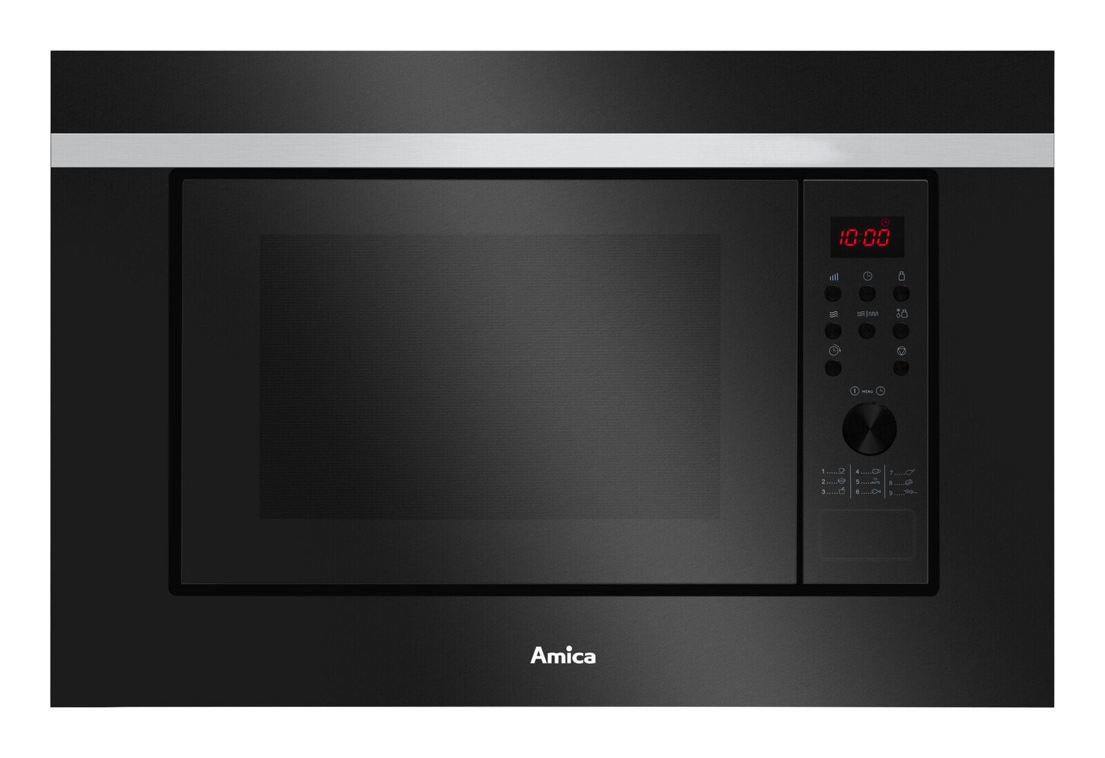 Amica AMGB20E2GB F-TYPE - Built-in - Grill microwave - 20 L - 700 W - Buttons - Rotary - Black
