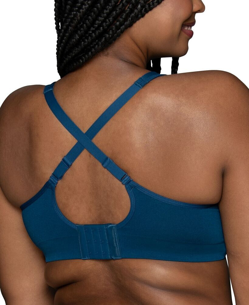 Vanity Fair Women's Beyond Comfort Simple Sizing Wirefree Bra 72204 In  Endless Blue