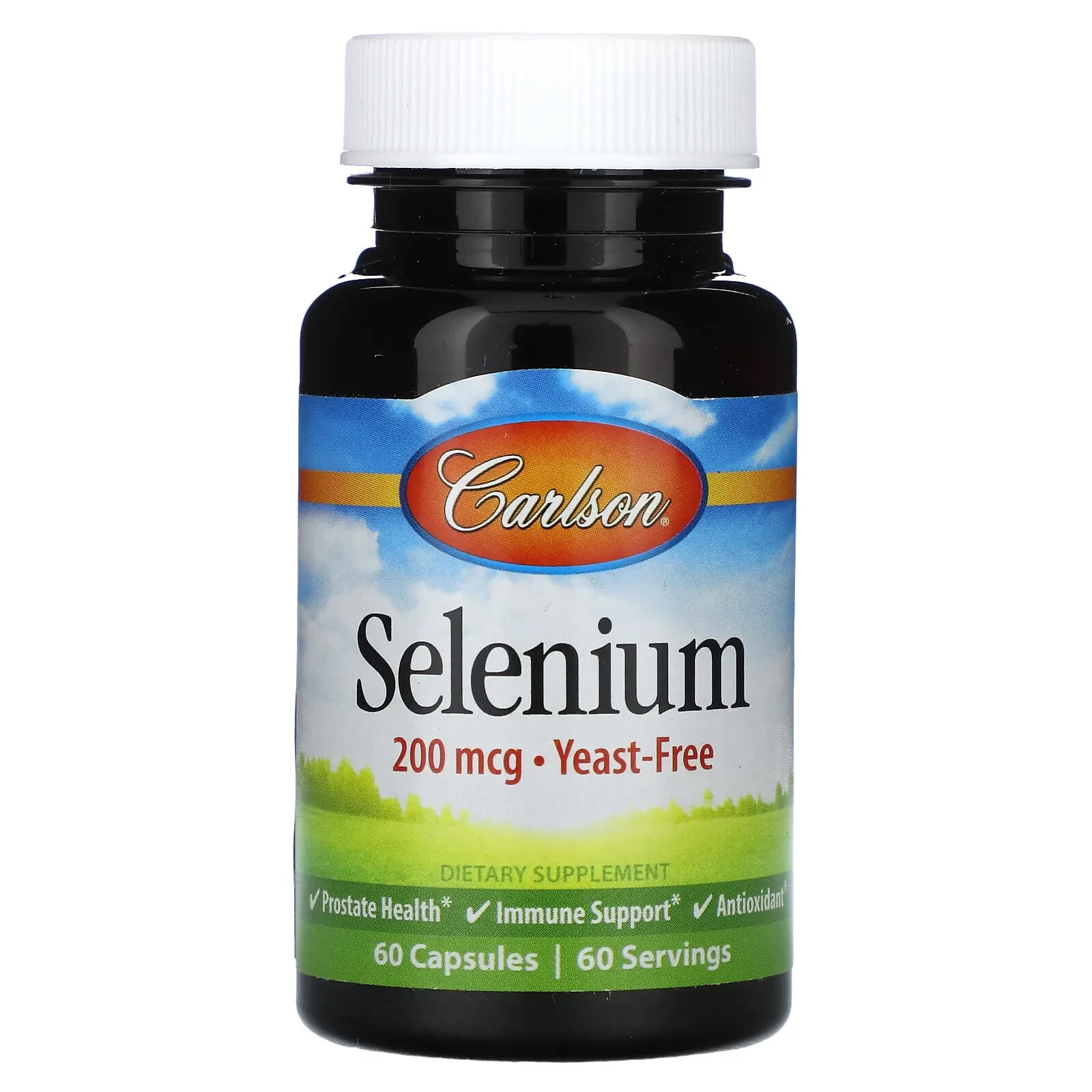 Selenium , 200 mcg, 60 Capsules