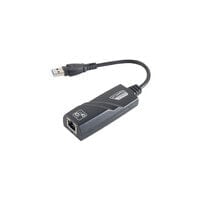 BS13-50019 - USB A - RJ-45 - Black