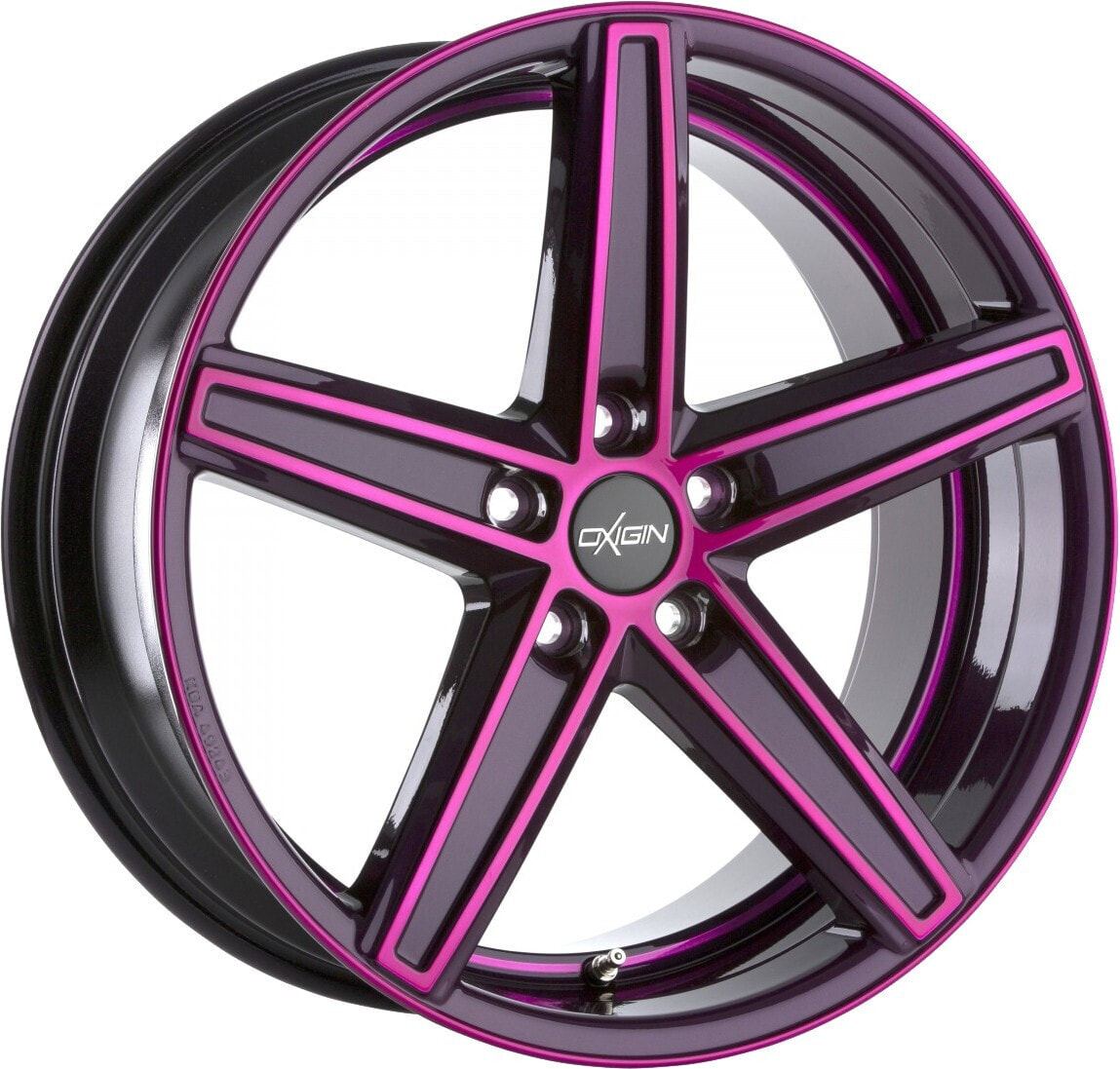 Колесный диск литой Oxigin 18 Concave pink polish matt 10x22 ET40 - LK5/120 ML76.9