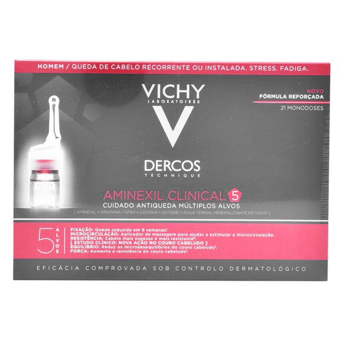 Процедуры против выпадения волос Dercos Vichy (21 uds)