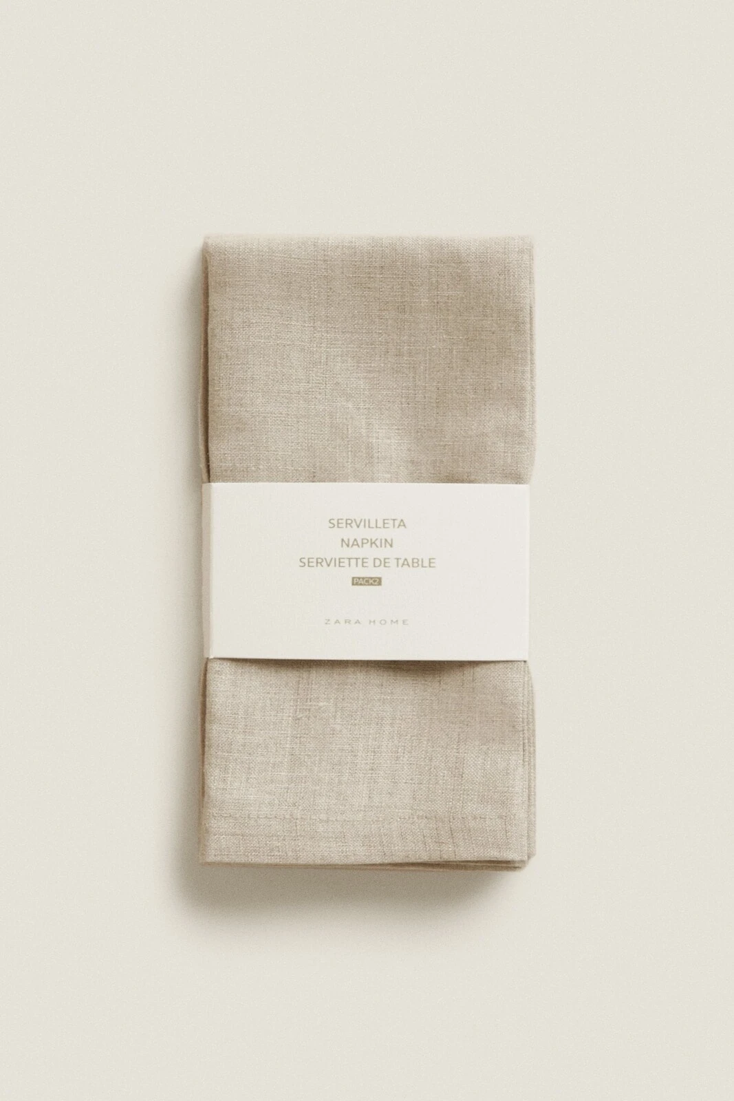 Basic linen napkin (pack of 2)