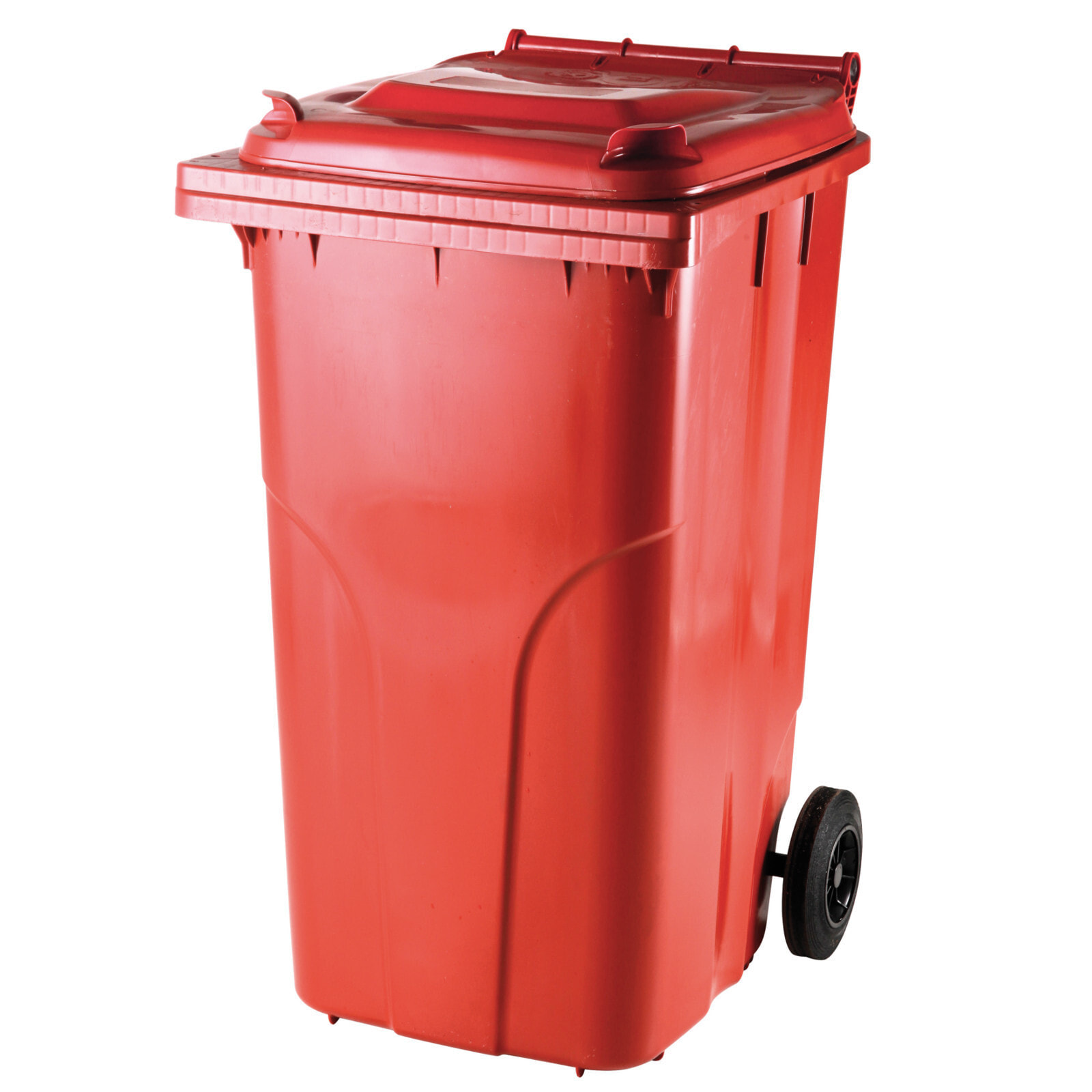 Waste and trash can container ATESTS Europlast Austria - red 240L