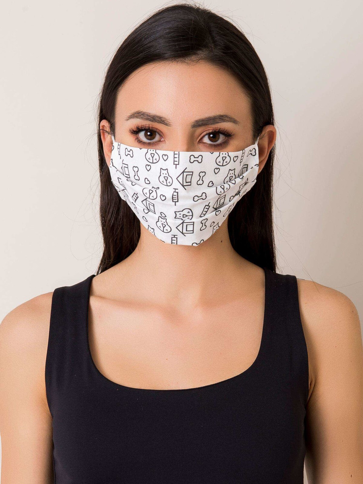 Защитная маска-KW-MO-JK109 - белая