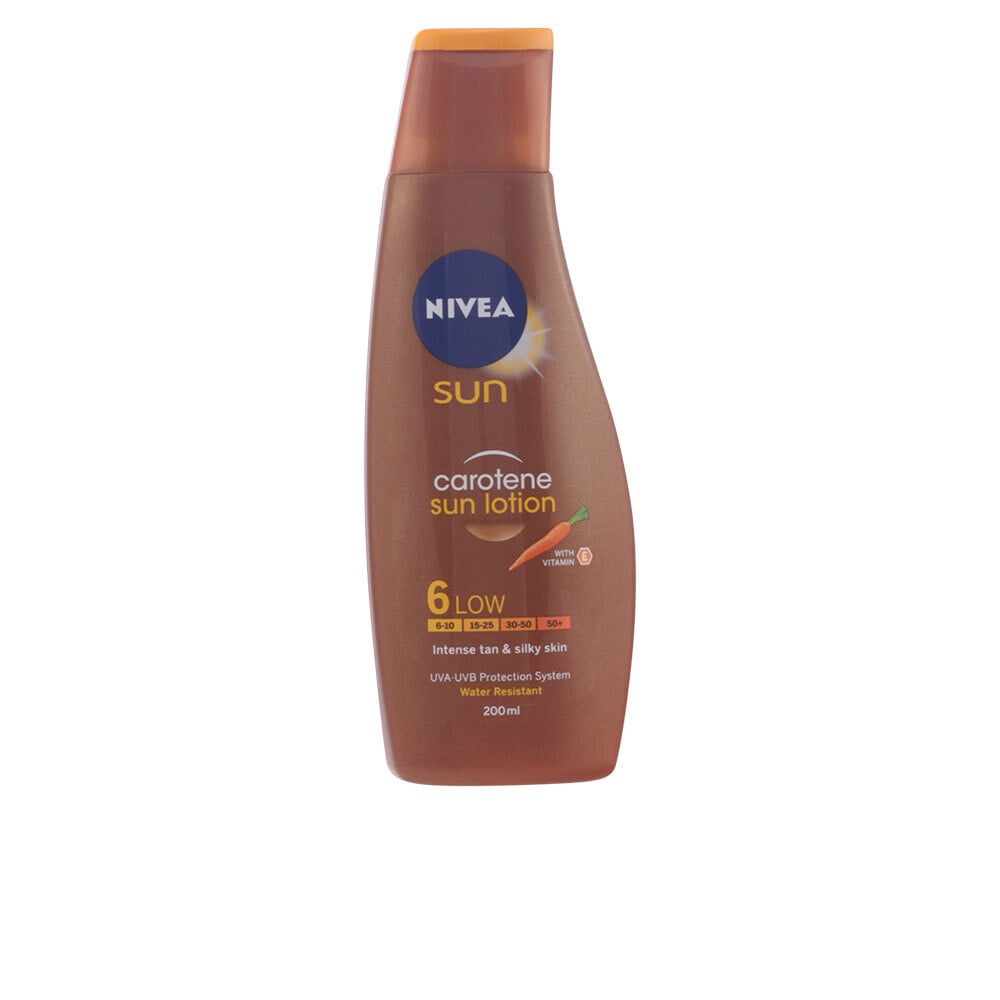 Nivea Sun SPF6 Лосьон для загара с каротином  200 мл