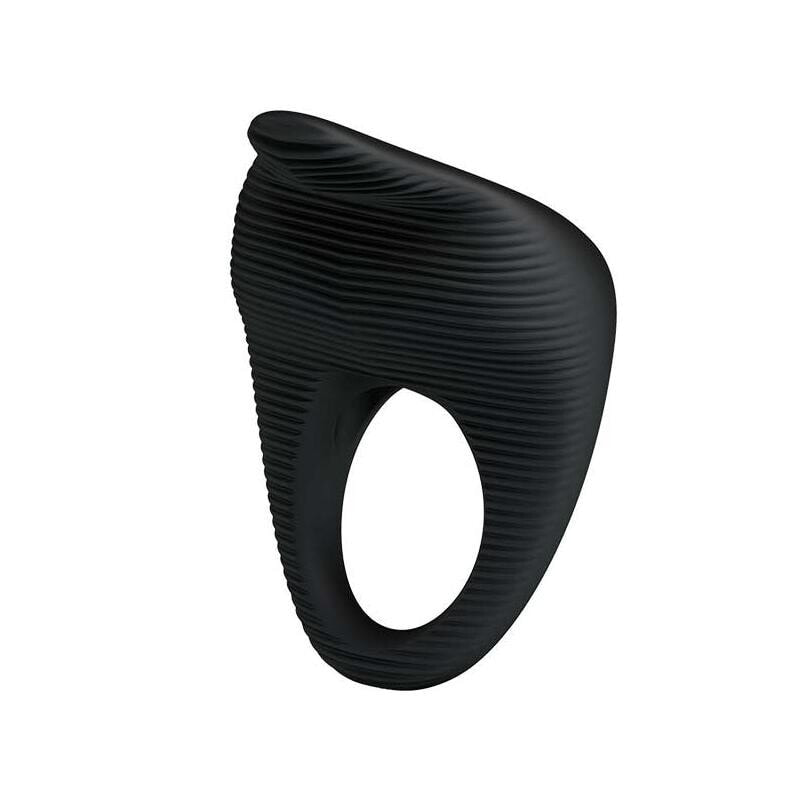 Эрекционное кольцо PRETTYLOVE Vibrating Cock Ring Thimble Black