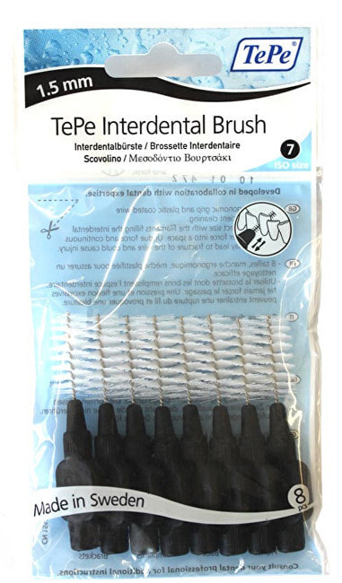Interdental brushes Normal 1.5 mm black 8 pieces