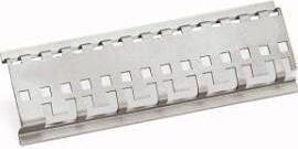 WAGO 1m metal mounting rail with perforation for screen clamps (790-145)