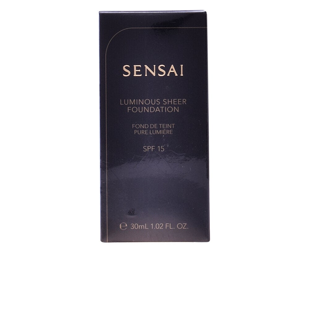 Kanebo Sensai Luminous Sheer Foundation SPF15 Легкий тональный крем с эффектом сияния #206-brown beige 30 мл