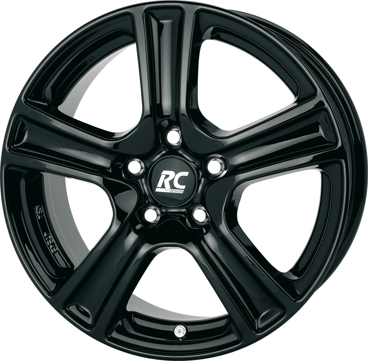 Колесный диск литой RC-Design RC19 schwarz lackiert 5.5x15 ET50 - LK4/100 ML60.1